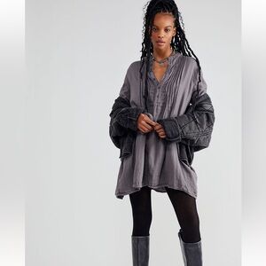 CP SHADES x FREE PEOPLE YOKO TUNIC! 100% natural Fiber cotton dye it darker!